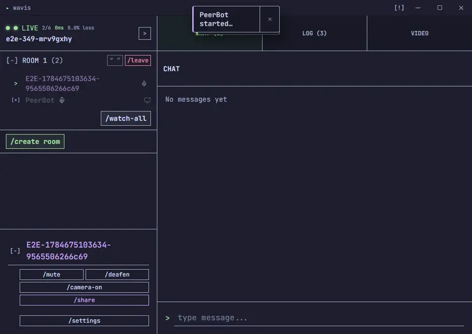 Wavis cross-platform desktop communication application